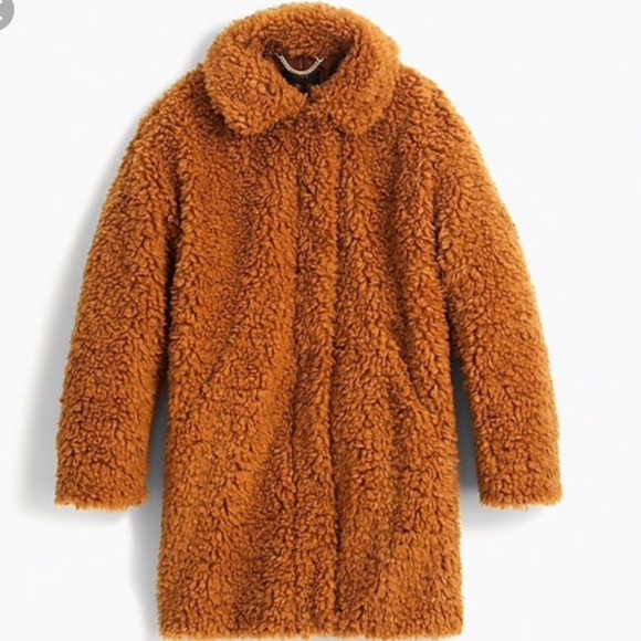 J. Crew Jackets & Blazers - J Crew Plush Textured Teddy Coat